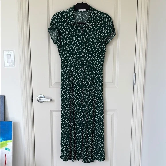 rat and boa odessa dress green Odessa Dress Green – The Dress Room